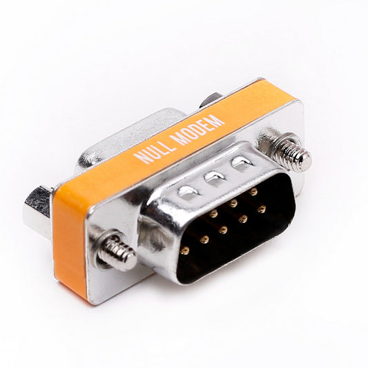 Arnorin DB9 null modem male to female slimline data transfer serial port adapter 2 Pack